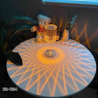 Rechargeable Crystal Table Lamp –Touch Control LED Light for Romantic Ambience
