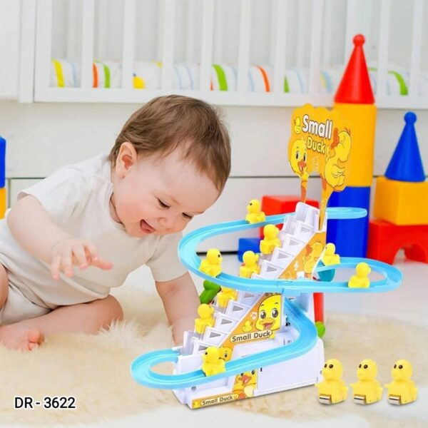Electric Small Duck Climbing Stairs Toy – Fun and Interactive for Kids